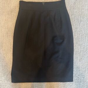 T Tahari Black Suit Pencil Skirt